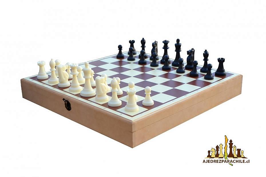 Ajedrez caja tamaño oficial 45x45cms